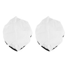 2X Paño Difusor de Luz Blanca Suave para Reflector EstroboscóPico de Estudio Estándar de 7 Pulgadas Y 180 mm