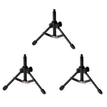 3X Foldable Tripod Desktop Microphone Stand Holder for Podcasts, Online Chat, Conferences, Lectures,Meetings, and More