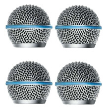 4 STKS Microfoon Grill Mic Grille Vervanging Mic Mesh voor Beta58A SM58 Pgx24 Slx24