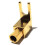 Right Angle Spade Fork & Binding Post - 4mm Banana Plug Socket - Spade Fork Connector for Speaker & Power & Amp(20 Pack) 8