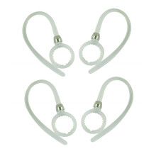 4 New White Earhooks for Flip HZ720 HX550 H17 H17Txt H19Txt H525 H520 Wireless Headset H-17 H17-Txt
