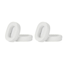 2X Ear Cushions Memory Foam Earpads Cover Replacement Ear Pads for ATH M50X Fits M40X M30X M20 White