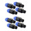 Speaker Plug Twist Lock 4 Pole Speaker Plug Compatible with Neutrik Speakon NL4FC, NL4FX, NLT4X, NL2FC - 8 PACK 1