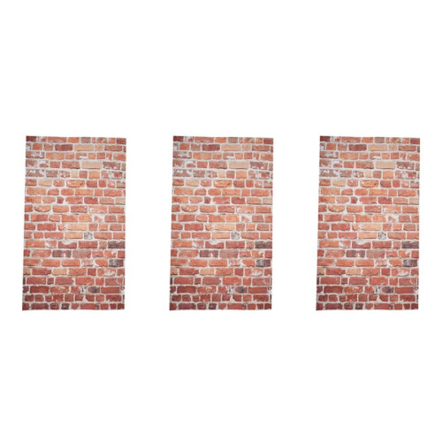 3pcs 3X5Ft Vinyl Vintage Red Brick Wall Studio Backdrop Photography Background Prop