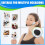 100Pcs Microphone Headset Grill Windshield Sponge Foam Black Mic Cover 30mmx8mm 6