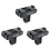 3X TELESIN Magnetic Two Claw Adapter Action Camera Accessories for  OSMO Action 3 Adapter 1