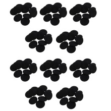 50 Schwaemme Schutzmassnahmen Weichen Schwarz Ohr Abdeckung Polster fuer Kopfhoerer 5cm