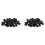 100 Pcs Black Earbuds Earpiece in Ear Buds Tip Cover Replacement 1