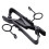 10 Pz   7,5 mm Microfono Clip Holder Tie Clip Collare Clip Pratico (Nero) 5