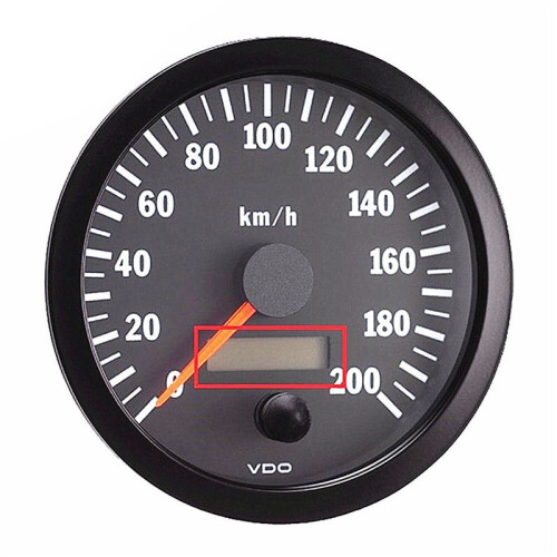 2X for  Penta Marine  Tachometer Hour Meter LCD Display & Ribbon 1