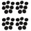 16 Pair 55mm Replacement Earphone Pad Covers for Headset Headphone Black 1