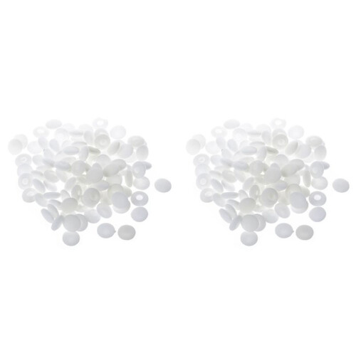 200 Pcs White Soft Sponge Earphone Headphone Ear Pad Cover Replacement