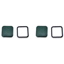 2PCS New Front Lens Protect Glass Cover Repair Parts for Hero8 Hero9 Black Action Camera