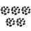 500Pcs Microphone Headset Grill Windshield Sponge Foam Black Mic Cover 30mmx8mm 1