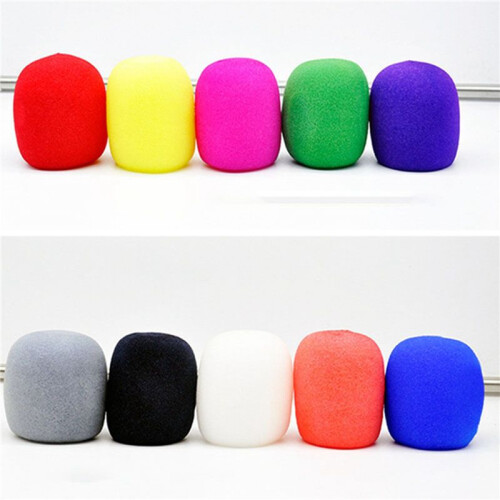 90 Pack Thick Handheld Stage Microphone Windscreen Foam Cover Karaoke DJ (12 Color) 2
