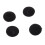 Fasdga 200 Pcs Black Sponge Earbud Headphone Cap Ear Pads Cover Replacement 3
