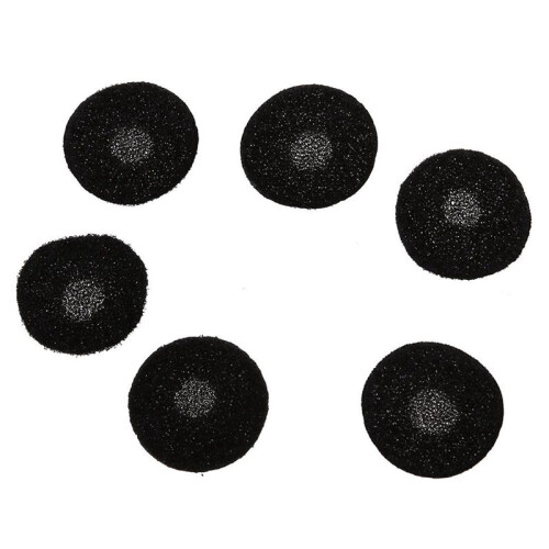 500 Pcs Black Sponge Earbud Headphone Cap Ear Pads Cover Replacement 1