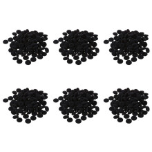 Fasdga 600 Pcs Black Sponge Earbud Headphone Cap Ear Pads Cover Replacement