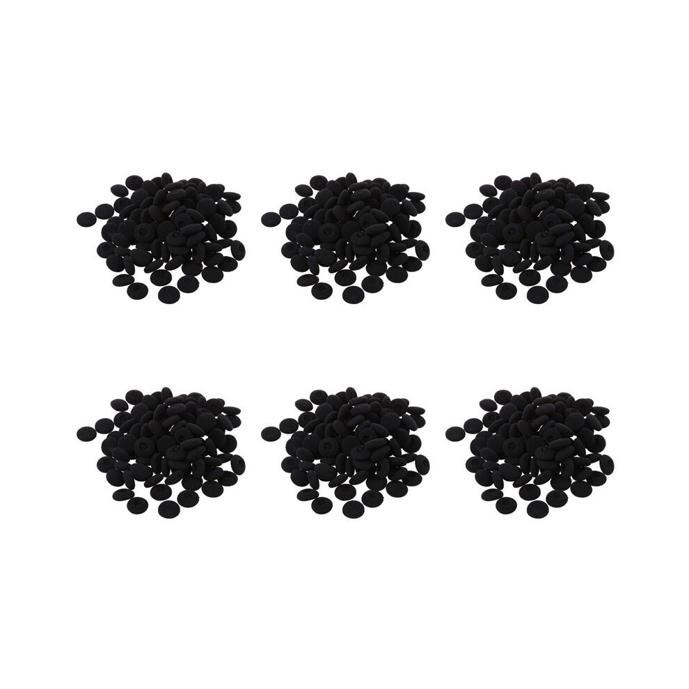 Fasdga 600 Pcs Sponge Earbud Headphone Cap Ear Pads Cover Replacement Black 6132158558660