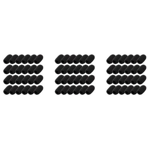 72Pack  Foam Windscreen Lapel Headset Microphone Sponge  Foam Cover Shield Protection for Lavalier and Lapel Mic