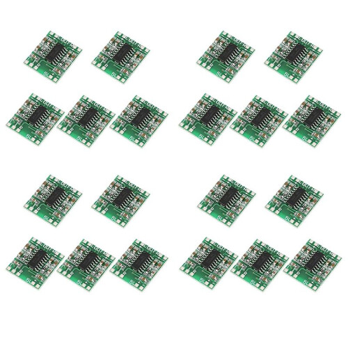20 Pcs Digital Power Amplifier Board,2X3W Type D PAM8403 Audio Module  5V Digital Audio Amplifier Board Module