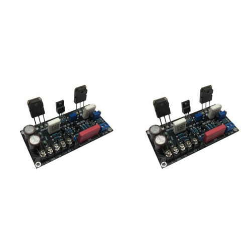 2X 30W Direct Coupled FET Power Amplifier Board Pure Class A Amplifier Board Module 0Hz-100 KHZ FR-4 Double Panel