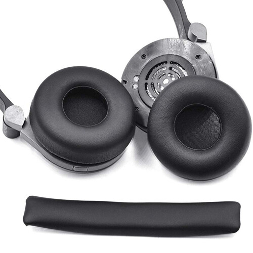 Earpads Cushion Cover Leather Headband Replacement   for  Synchros E40BT E40  Headphones 2 Set 1