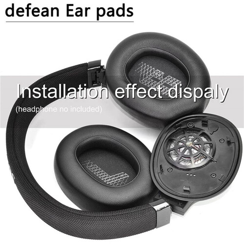 3X Ear Cushion Memory Foam Ear Pads Replacement Compatible with  E65 E65BTNC / Duet NC / Live 650BTNC Live 660 BTNC 2