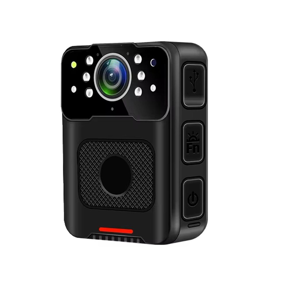Waterproof Small Body Camera 1080P File Encryption Infrared Night Vision Cam Bodycam Law Enforcement Dvr Eu Plug Black 6032911933263