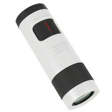 Telescópio 10-30x21 Zoom Telescópio Portátil Spotting Scope Camping Equipamento Turismo Telescópio de Mira Óptica BRANCO
