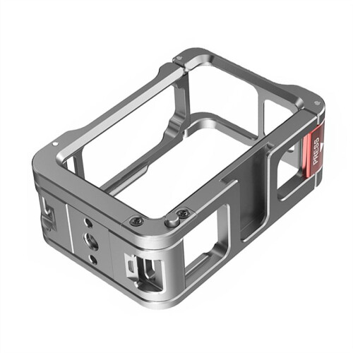 Quick Release Cage for OSMO ACTION 5PRO/4/3  Camera Foldable Mount with Cold Shoe Full Protective Frame Case
