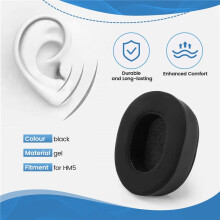 Replacement Earpads for Brainwavz HM5 Headphones , Comfortable Ear Cup Covers