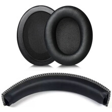 Replacement Ear Pads for HyperX Cloud2 Flight S Alpha S Headphones Memory Foam Earpads Protein Leather