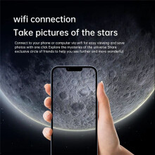 Professional Astronomical Telescope Monocular 70300 Electronic Eyepiece 70MM Large-Aperture for Stargazing Bird Watching