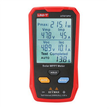 -T UT673PV Solor MPPT Meter Testeur de Puissance Maximale PhotovoltaĂŻque Tension de CrĂŞte en Circuit Ouvert Test de Courant de Court-Circuit