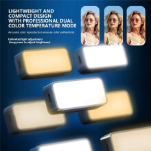 Magnetic Selfie Fill Light Adjustable Lighting Rechargeable Portable Led Video Light for Tiktok Camera Mobile