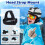 All-in-One 6pcs Action Camera Kit  Strap Chest Strap Mount Adjustable for  Phone Osmo Enhanced Stability 6