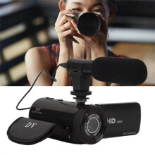 New Video Camera Camcorder Supporting Stereo Recording 2.4 Inch IPS USB Interface Digital Camera Recorder for Travel