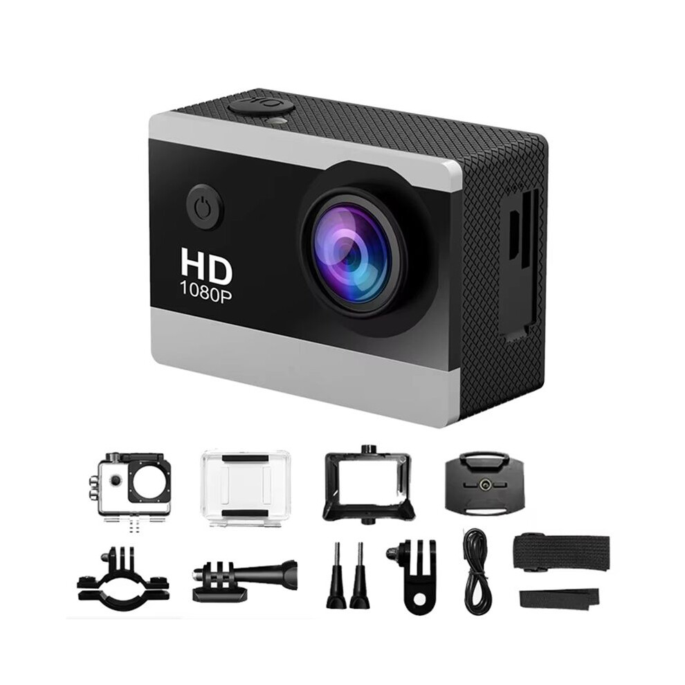Action Camera 1080P Screen Action Camera Underwater Waterproof Camera Video Recording Cameras 6033193039544