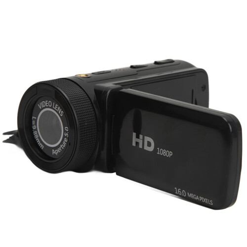 Nova Câmera de Vídeo com Suporte para Gravação Estéreo, Câmera Digital com Interface USB IPS de 2,4 Polegadas para Viagens 2
