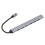 Type C Hub 7-in-1 Aluminium Silber 11cm USB3 5Gbps 2