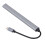 Type C Hub 7-in-1 Aluminium Silber 11cm USB3 5Gbps 15