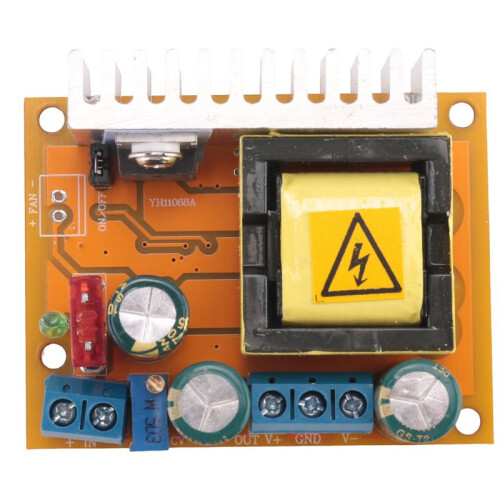 - 8~32V to 45~390V High Voltage Boost Converter ZVS Step- Booster Module