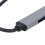 Type C Hub 7-in-1 Aluminium Silber 11cm USB3 5Gbps 10