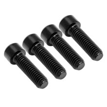 4pcs Ti Alloy M6x20mm Disc Brake Bolts for Mountain Bike Black