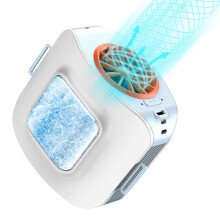 Portable Neck Fan with Cooling Plate, 3in1 Wearable Design, 8000mAh USB Rechargeable, 26H Runtime