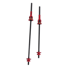 Red Ti & Aluminum Cycling Quick Release Skewer with Ergonomic Handle