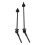 Ergonomic Black Quick Release Skewer Ti/Al/CF 12