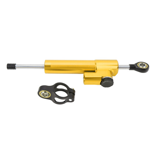 Gold Universal Steering Damper 75mm Stroke 256mm 2