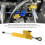 Gold Universal Steering Damper 75mm Stroke 256mm 7